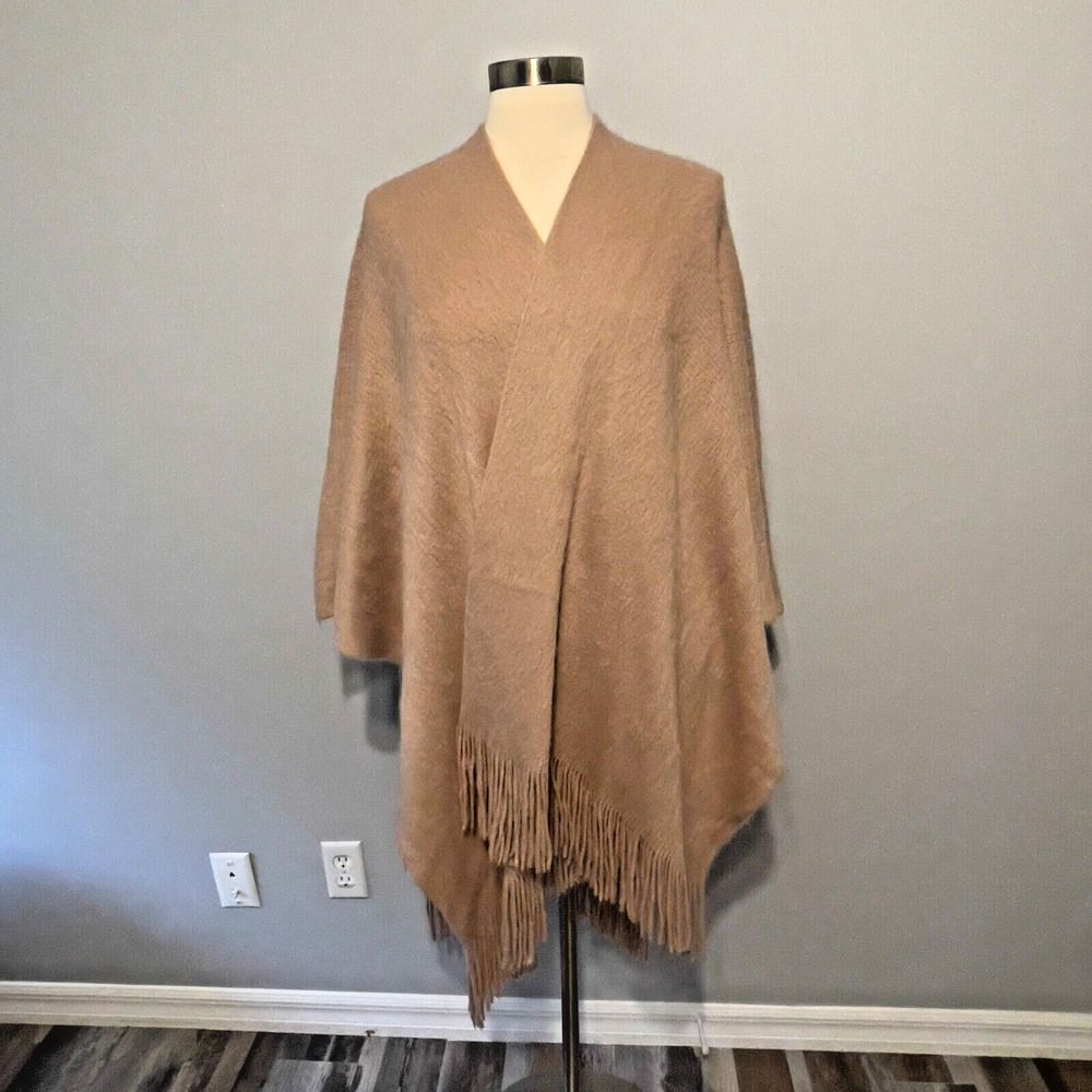 NWT Lauren Conrad SOFT Wrap Shawl Oversized Fringe Adobe Rose One Size Beach New